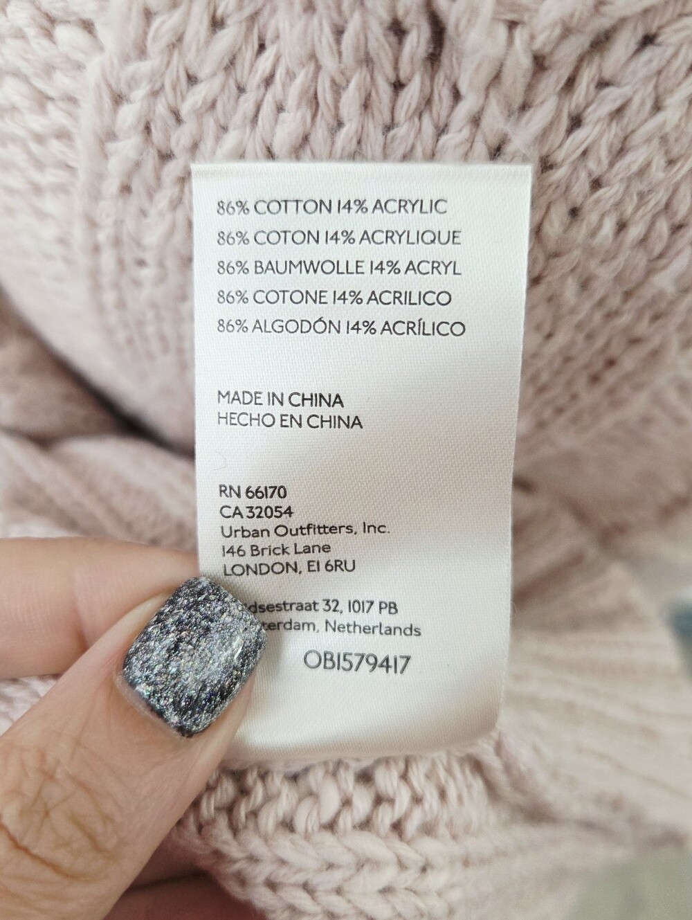 Free People Cappuccino Cardi longline cardigan sweater pink nectar women's XS - Picture 8 of 9